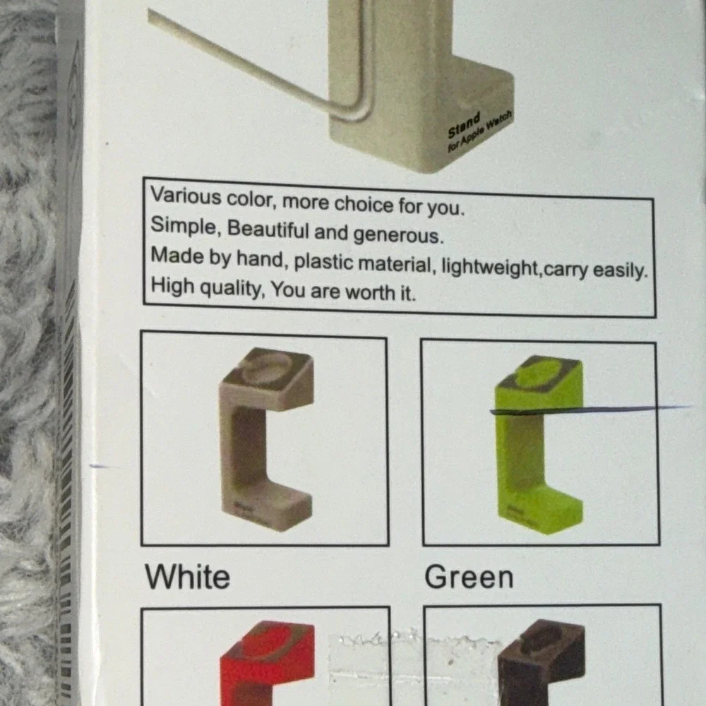 Green Apple Watch Charging Stand Dock for 38mm and 42mm Models X00148XXO3